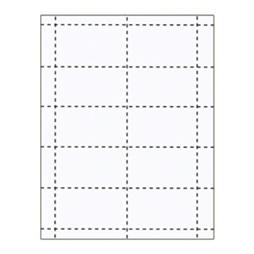 3 1/2" x 2" Business Card Inserts - 100 pack