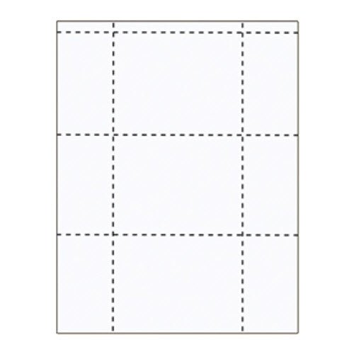 4 3/8" x 3 1/2" All-In-One Large Inserts - 250 pack