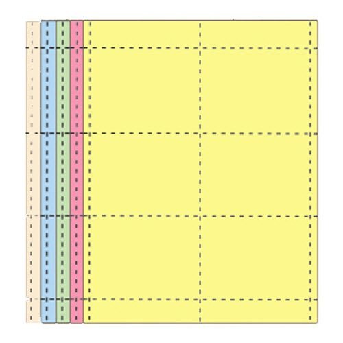 4" x 3"  Multi-Pack Name Badge Inserts - 1000 pack